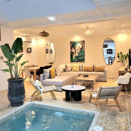 Riad Melilo Avec Piscine Chauffee Marraquexe Exterior foto
