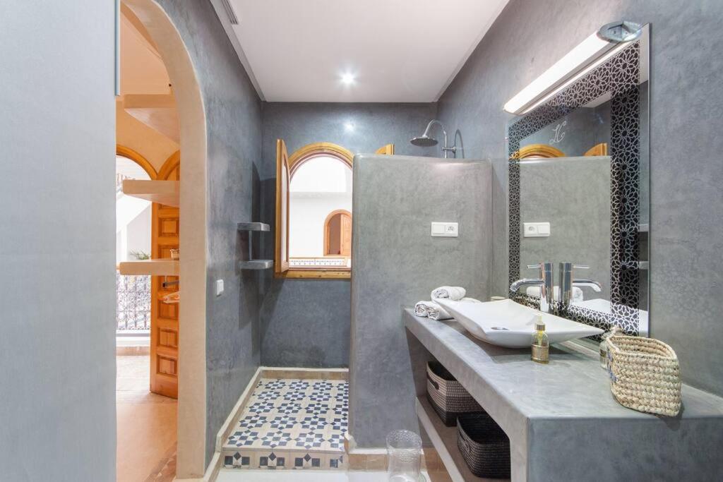 Riad Melilo Avec Piscine Chauffee Marraquexe Exterior foto