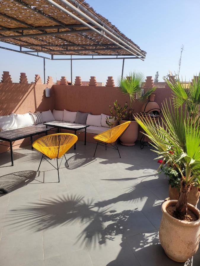 Riad Melilo Avec Piscine Chauffee Marraquexe Exterior foto