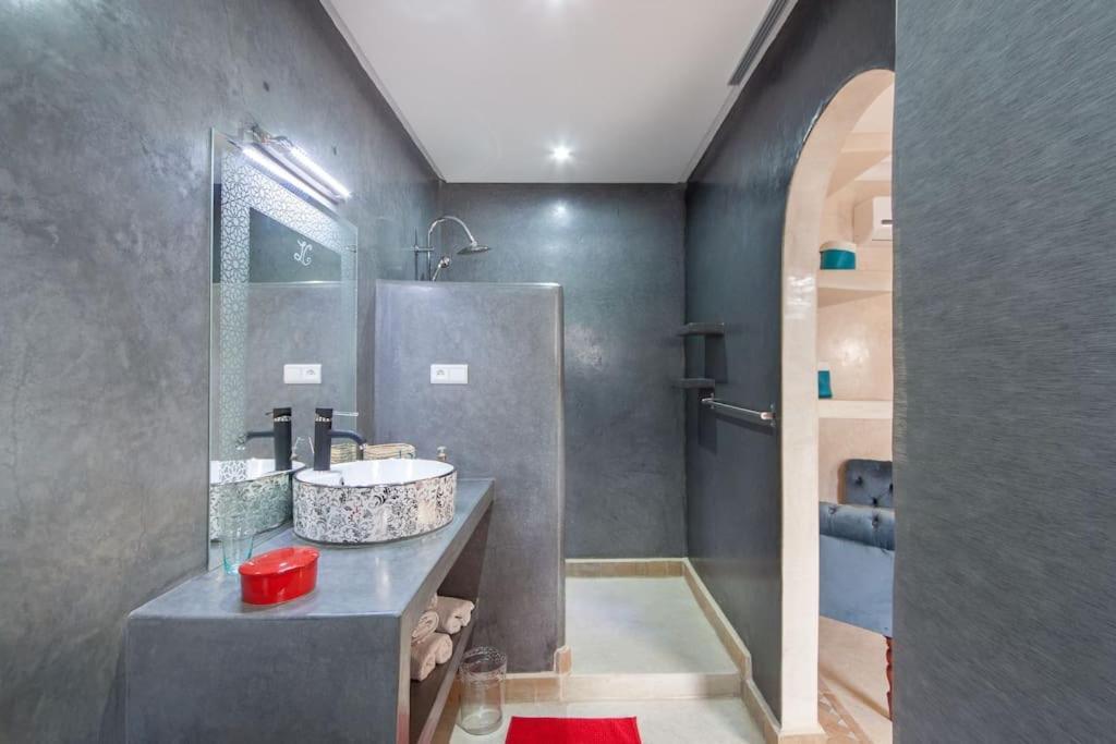 Riad Melilo Avec Piscine Chauffee Marraquexe Exterior foto