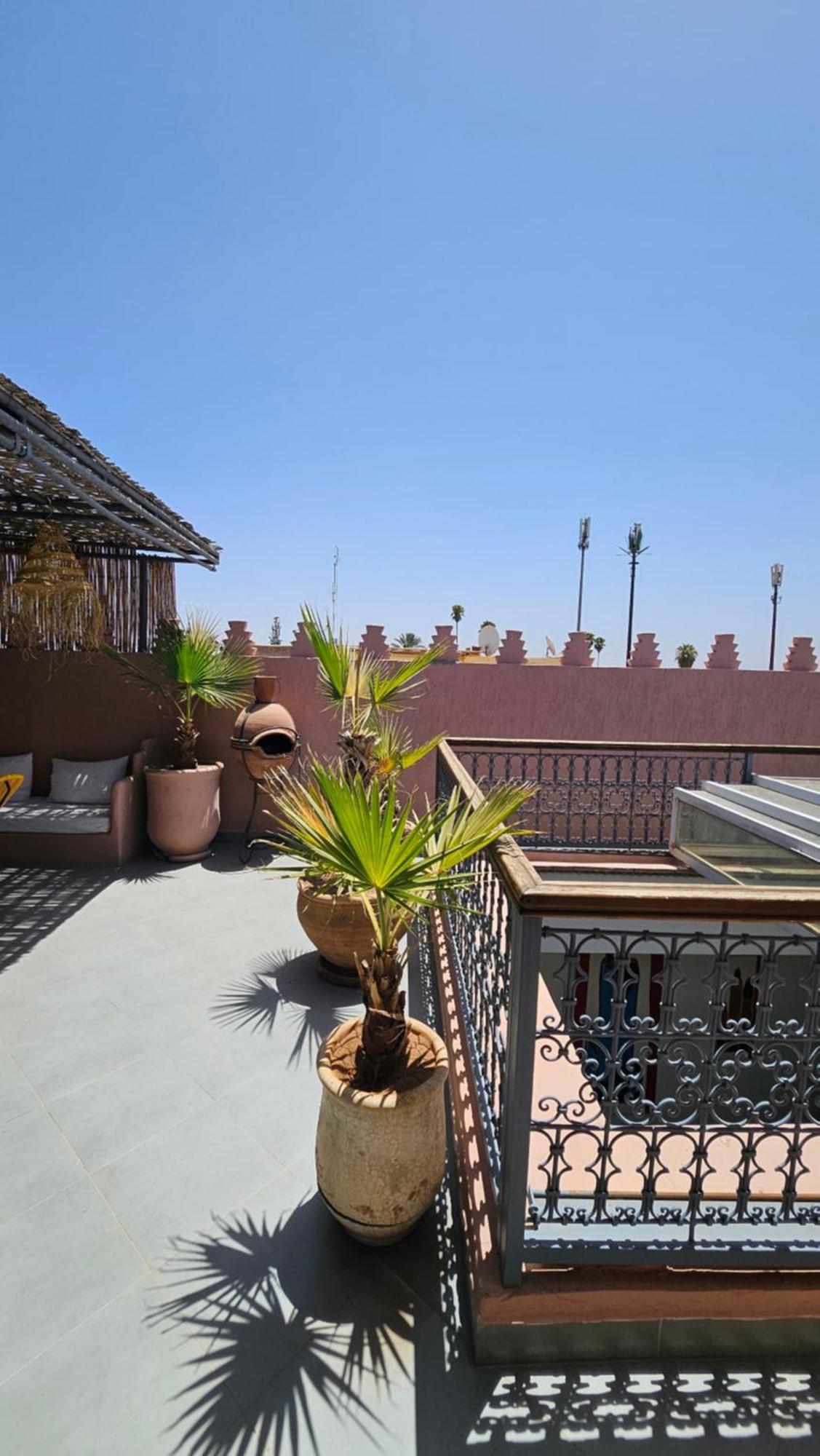 Riad Melilo Avec Piscine Chauffee Marraquexe Exterior foto