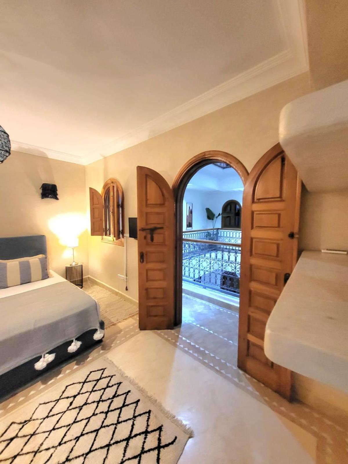 Riad Melilo Avec Piscine Chauffee Marraquexe Exterior foto