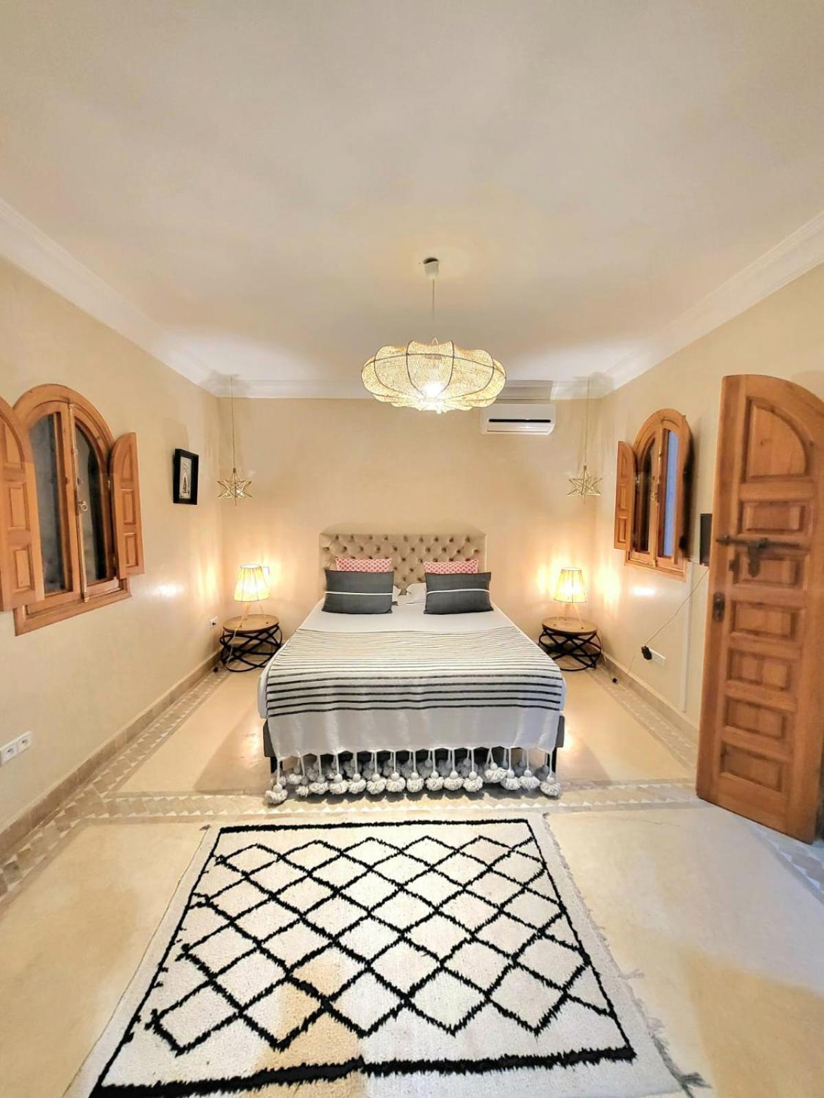 Riad Melilo Avec Piscine Chauffee Marraquexe Exterior foto