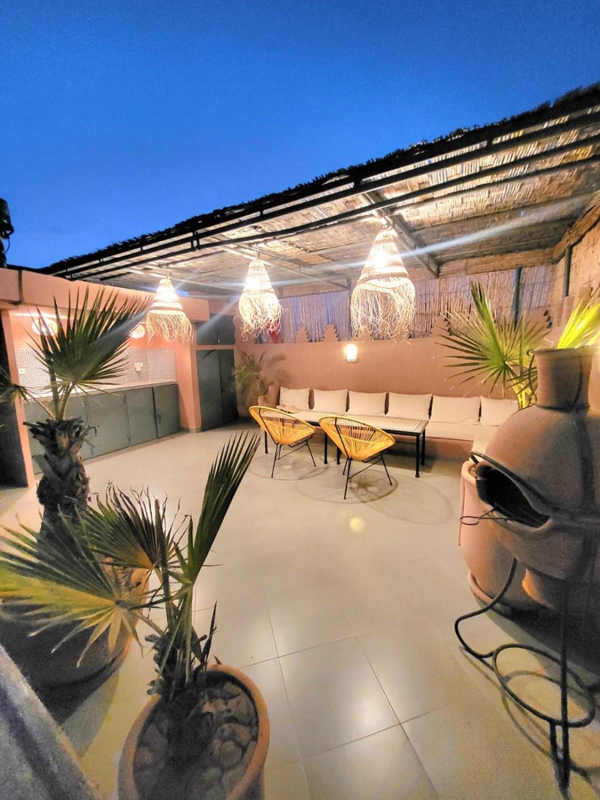 Riad Melilo Avec Piscine Chauffee Marraquexe Exterior foto
