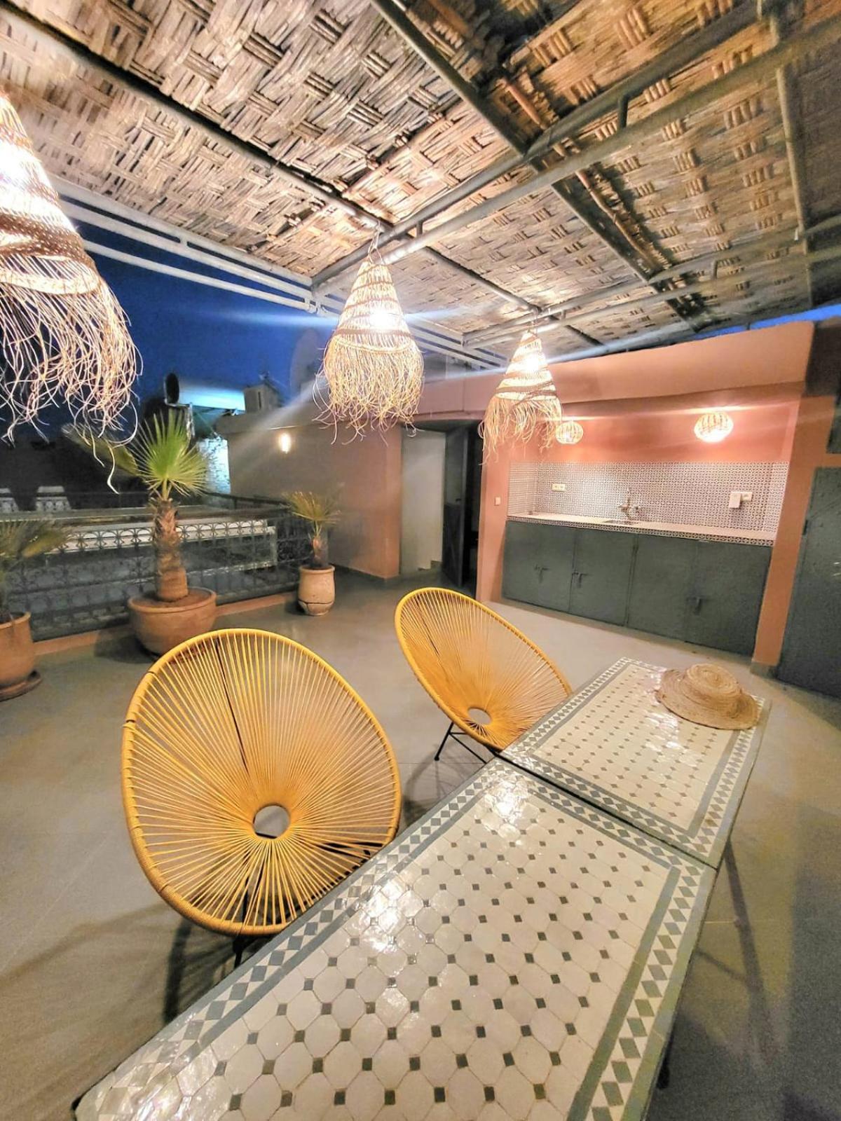 Riad Melilo Avec Piscine Chauffee Marraquexe Exterior foto