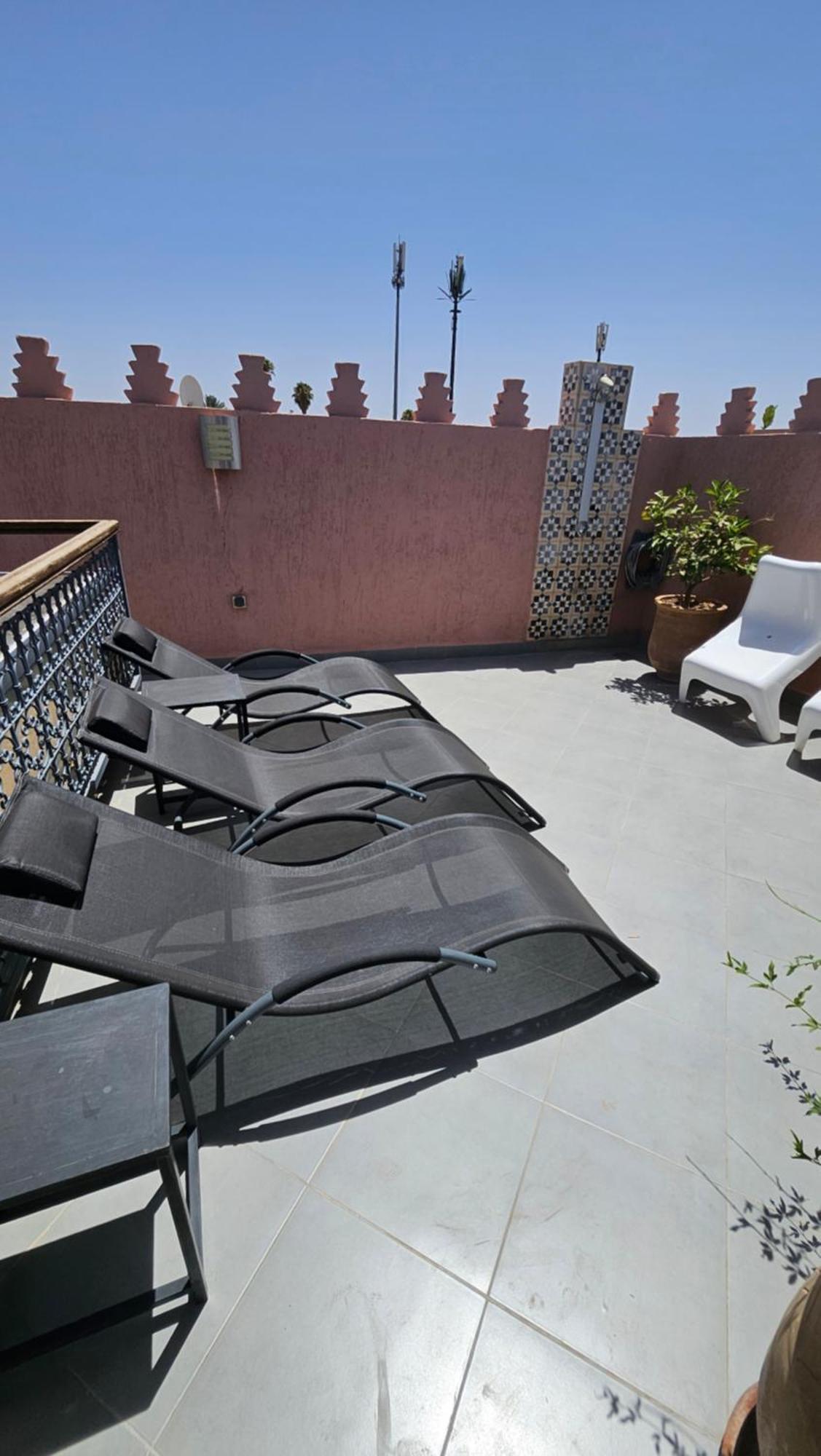 Riad Melilo Avec Piscine Chauffee Marraquexe Exterior foto