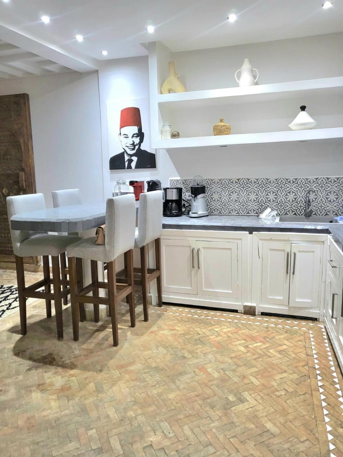 Riad Melilo Avec Piscine Chauffee Marraquexe Exterior foto