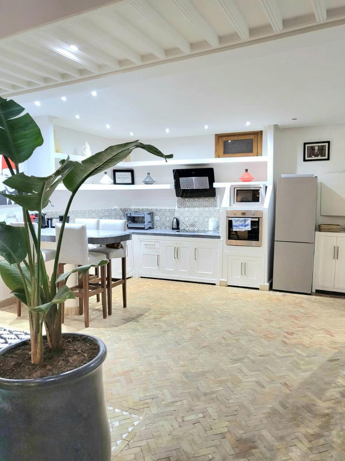 Riad Melilo Avec Piscine Chauffee Marraquexe Exterior foto